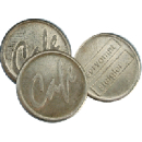 Rheavendors-Servomat Cafe Token Messing 18,5x1,5mm, 100...