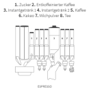 LEI 700 easy Espresso, 1 Boiler, 1 Behälter für Kaffeebohnen