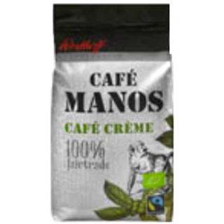 Westhoff Cafe Manos Cafe Creme, 8 x 1000g | Kaffee Ganze Bohne für Gewerbe, Industrie, Produktion, Dienstleister, Gastronomie & Hotel, Verwaltung, öffentliche Einrichtungen  - Bundesweite Lieferung - Betreuung im Raum Stuttgart Reutlingen Tübingen Nürtingen Böblingen Sindelfingen Balingen durch Kaffee- und Vendingsysteme Lunter