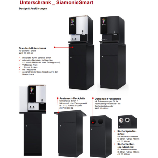 Sielaff Unterschrank-Becherspender für Siamonie | Kaffeeautomaten für Gewerbe, Industrie, Produktion, Dienstleister, Gastronomie & Hotel, Verwaltung, öffentliche Einrichtungen  - Vor-Ort-Installation und Betreuung im Raum Stuttgart Reutlingen Tübingen Nürtingen Böblingen Sindelfingen Balingen durch Kaffee- und Vendingsysteme Lunter